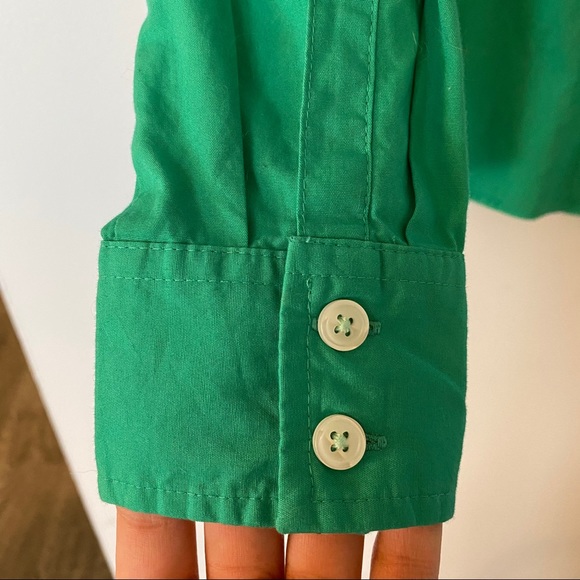 VAN HEUSEN XS Green Button Down - Picture 6 of 13